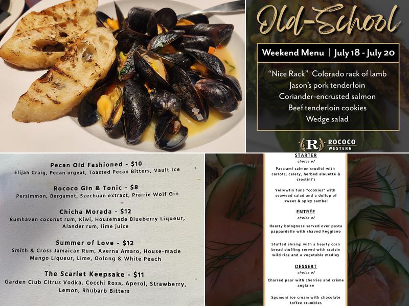 Rococo on Western Menu