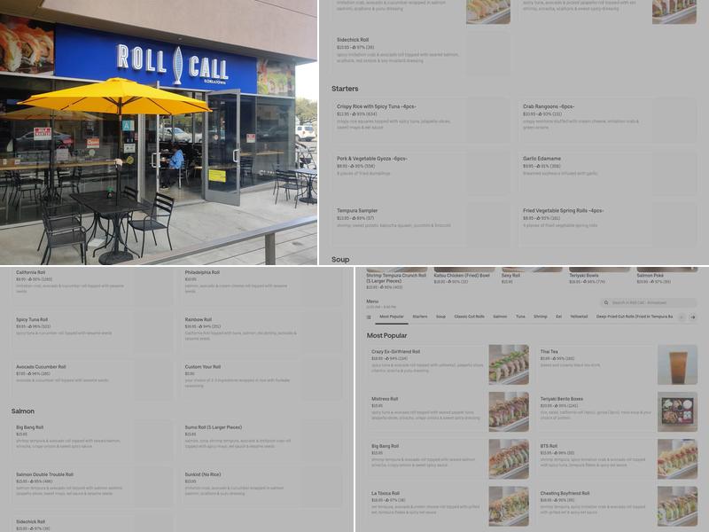 Roll Call - Koreatown Menu