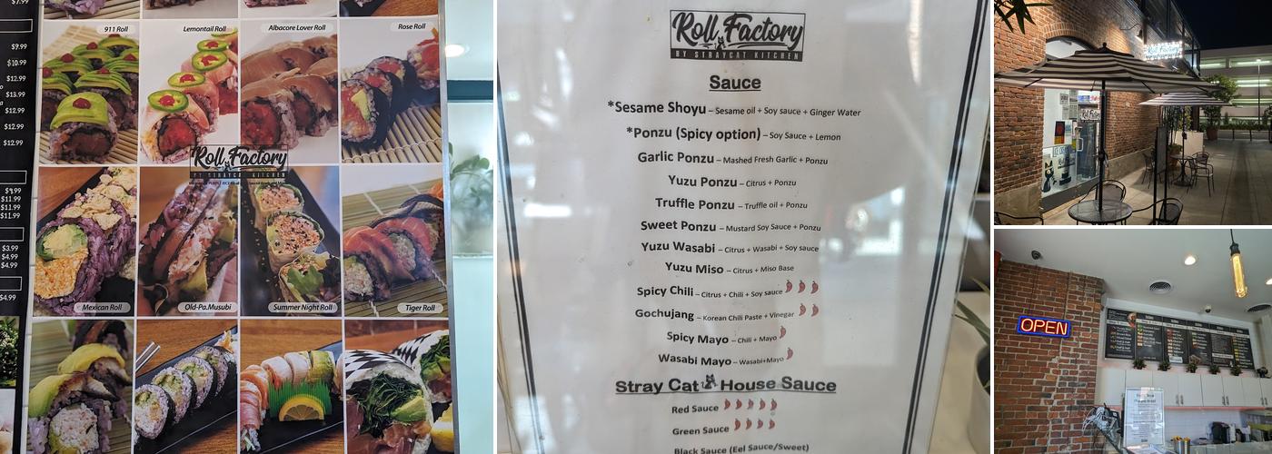 Roll Factory by Straycat Kitchen Menu