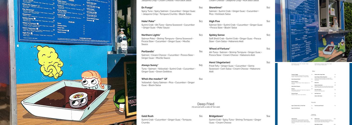 Rollin’ Fresh- NW 23rd Menu