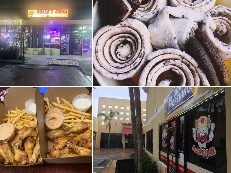 Rolled Ice Cream (Rolls and Grill)