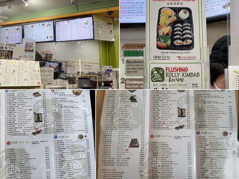 Rolly Kimbab Menu