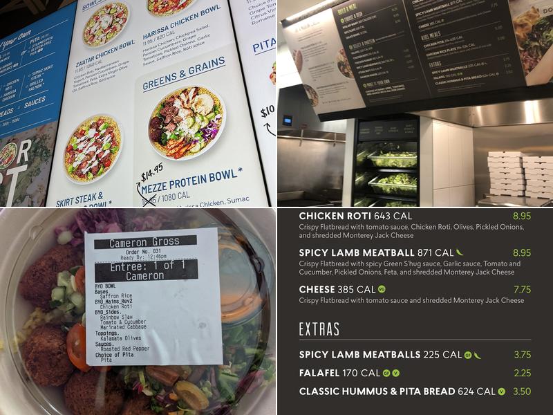 Roti Mediterranean Bowls. Salads. Pitas. Menu