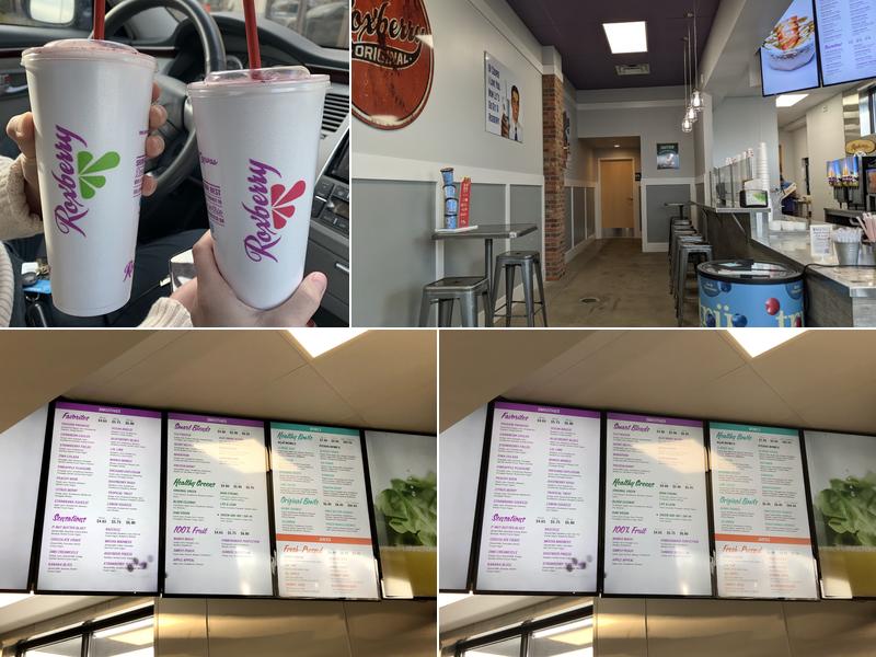 Roxberry Juice Co. Drive Thru Menu