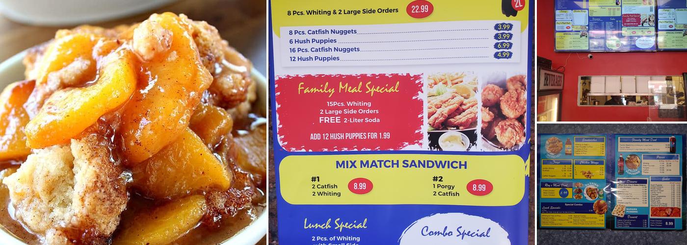 Roy's Fish Fry Menu