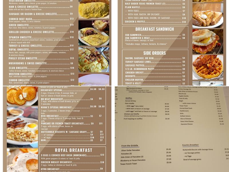Royal Grill Menu