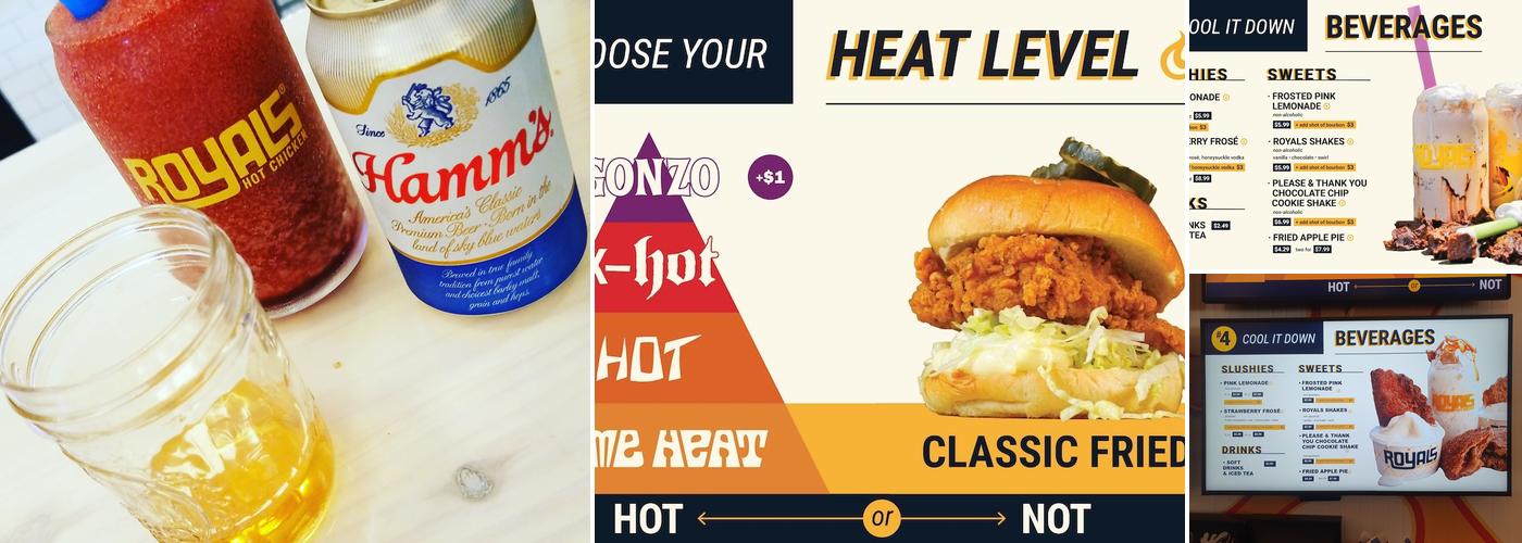 Royals Hot Chicken Menu