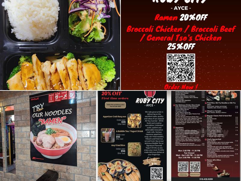 Ruby City Menu