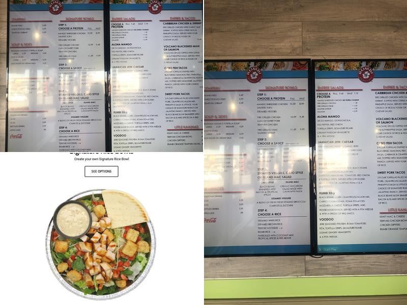 Rumbi Island Grill Menu