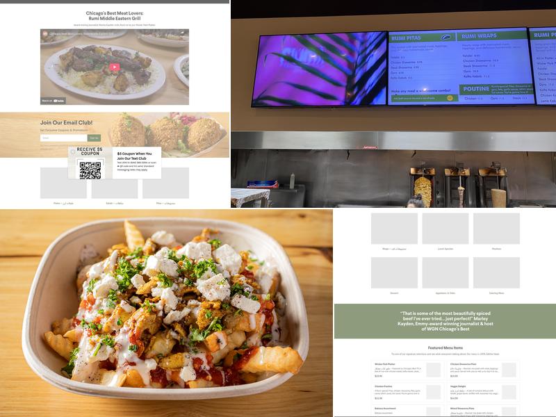 Rumi Middle Eastern Grill Menu