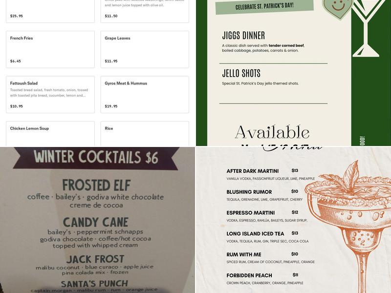 Rumors Menu