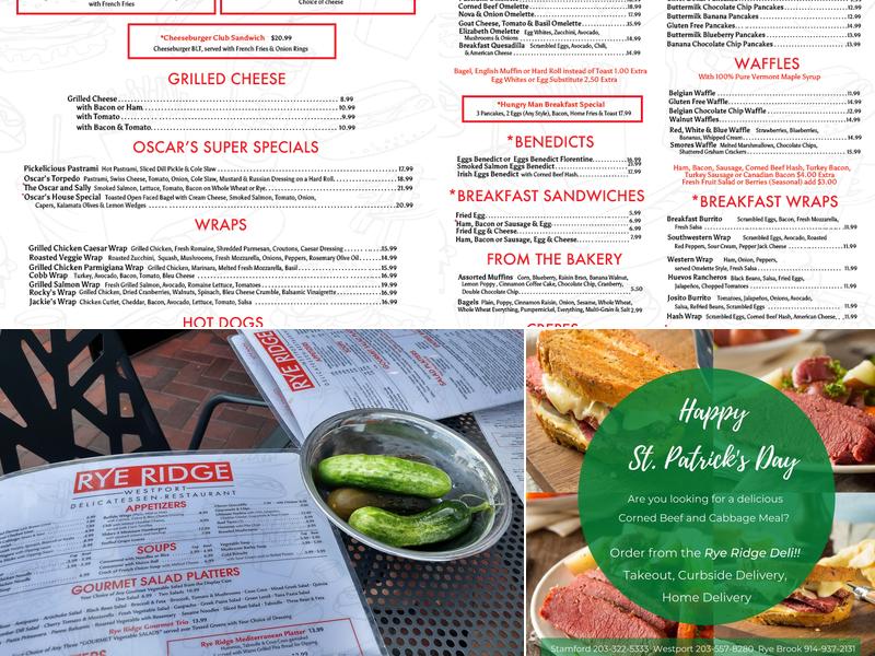 @159 Main Westport Menu