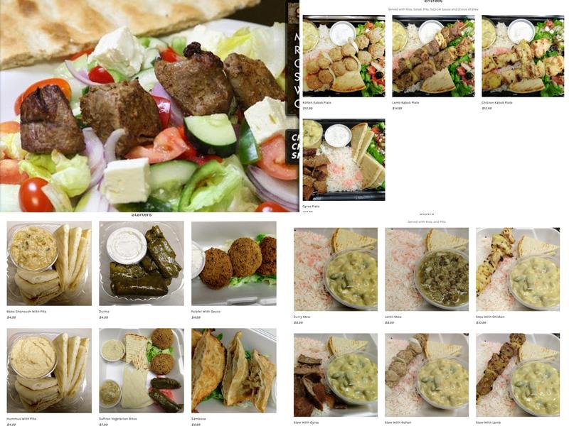 Saffron Grill Lakewood Menu