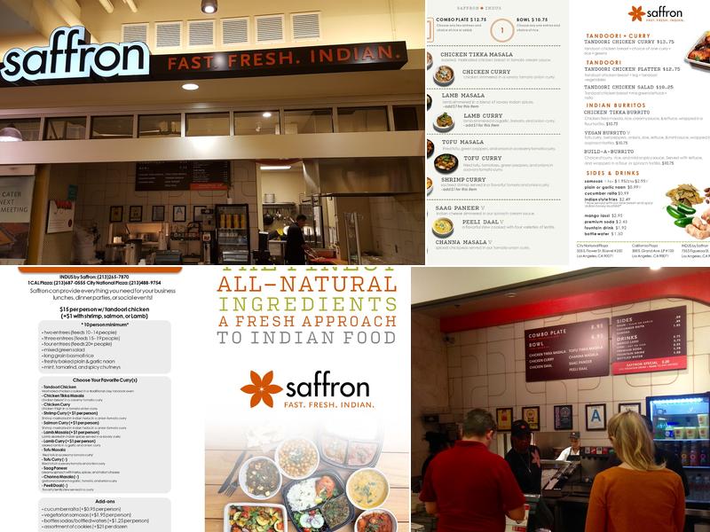 Saffron India Restaurant Menu