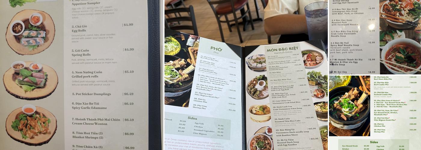 Saigon Jade Menu