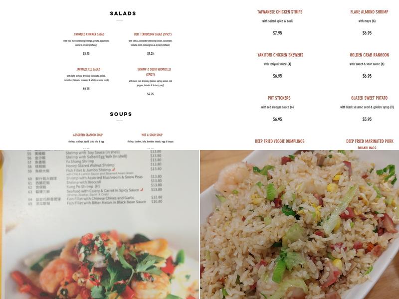 Saint's Alp Teahouse Menu