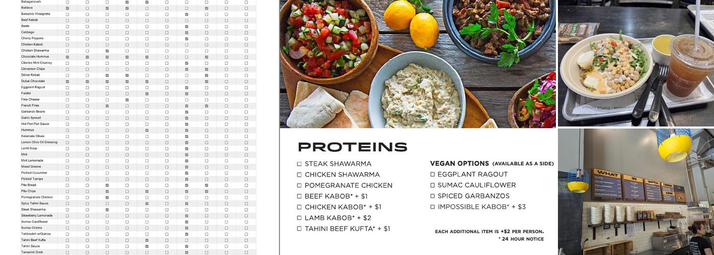 SAJJ Mediterranean (SF SoMa) Menu