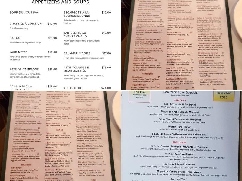 Saju Bistro Menu