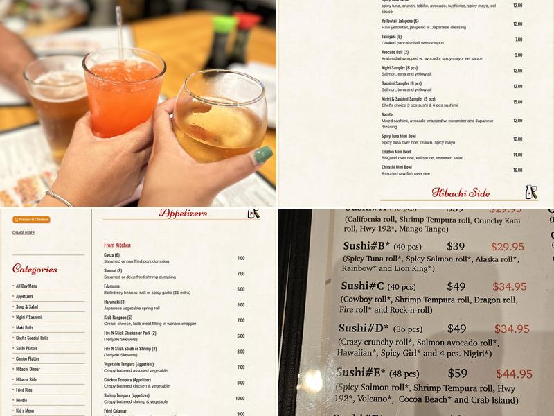 Sakeba Sushi & Grill Menu