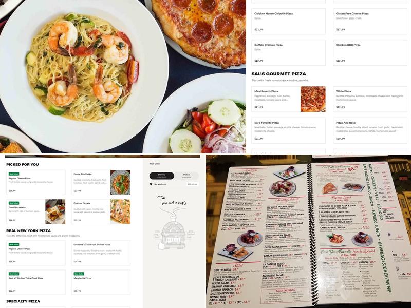 Sal's Italian Ristorante Menu