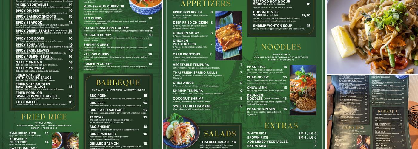 Sala Thai North Phoenix Menu