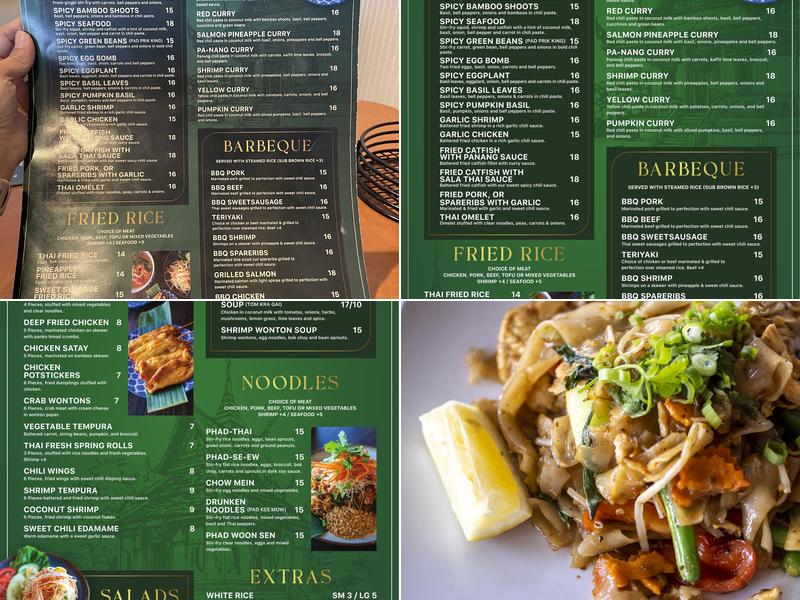 Sala Thai North Phoenix Menu