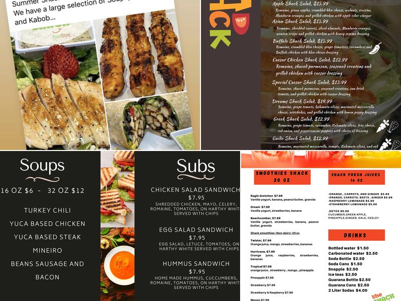 Erica's Restaurant Menu