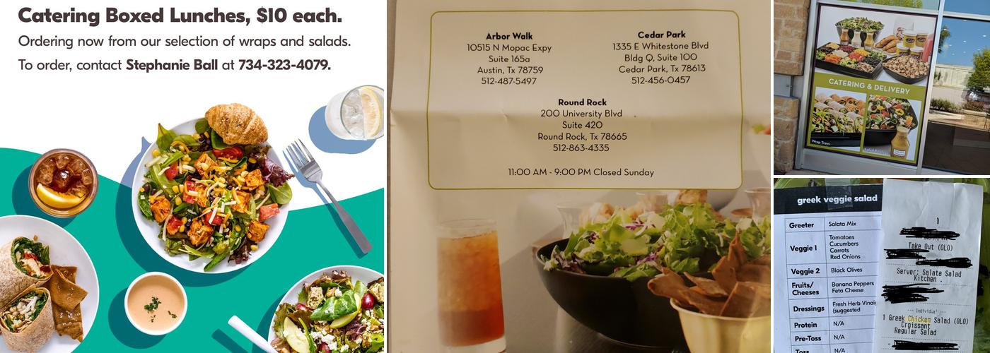 Salata Menu