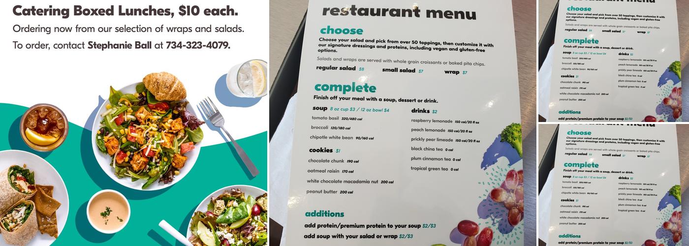 Salata Menu