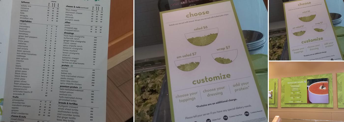 Salata Menu