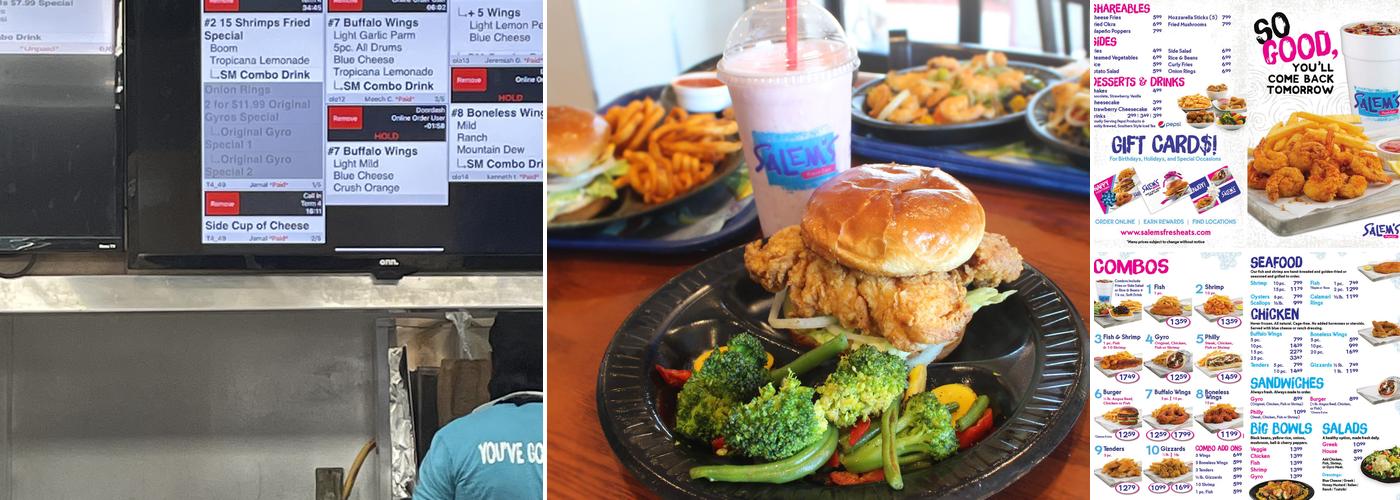 Salem’s Fresh Eats Menu