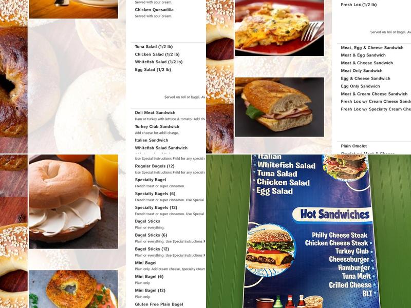 Sam I Am Bagels Menu