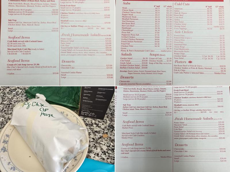 Sam's Deli and Catering Menu