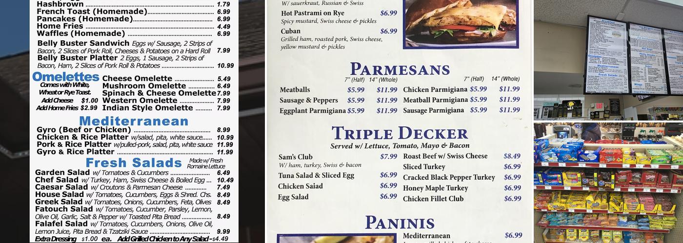 Sam's Deli Menu