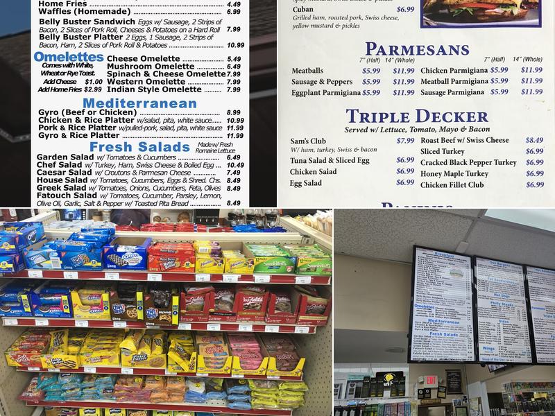 Sam's Deli Menu