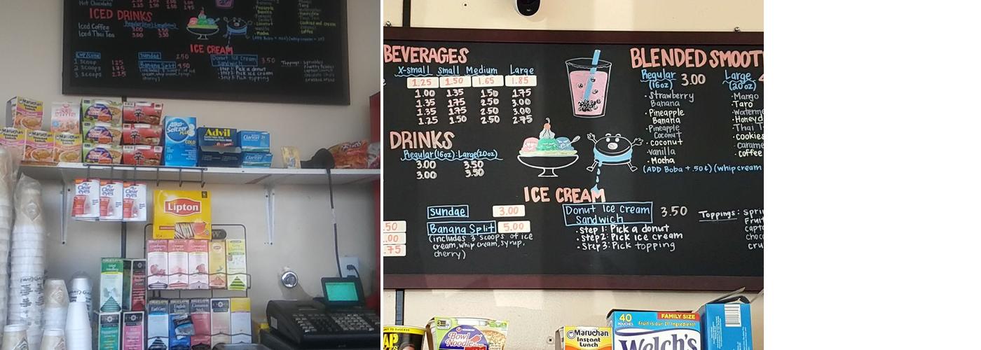 Sam's Fresh Donuts Menu