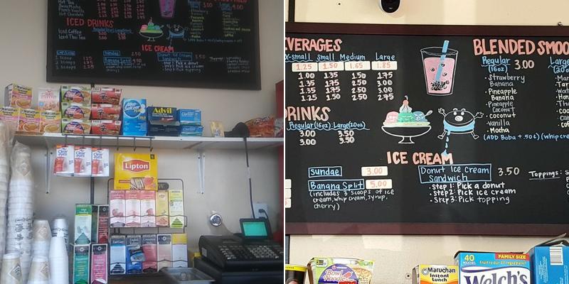 Sam's Fresh Donuts Menu