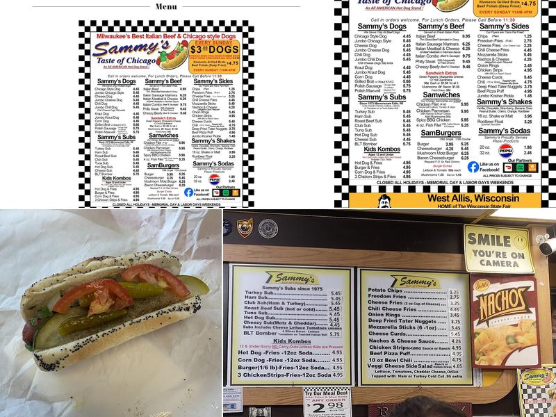 Sammy's Taste of Chicago Menu