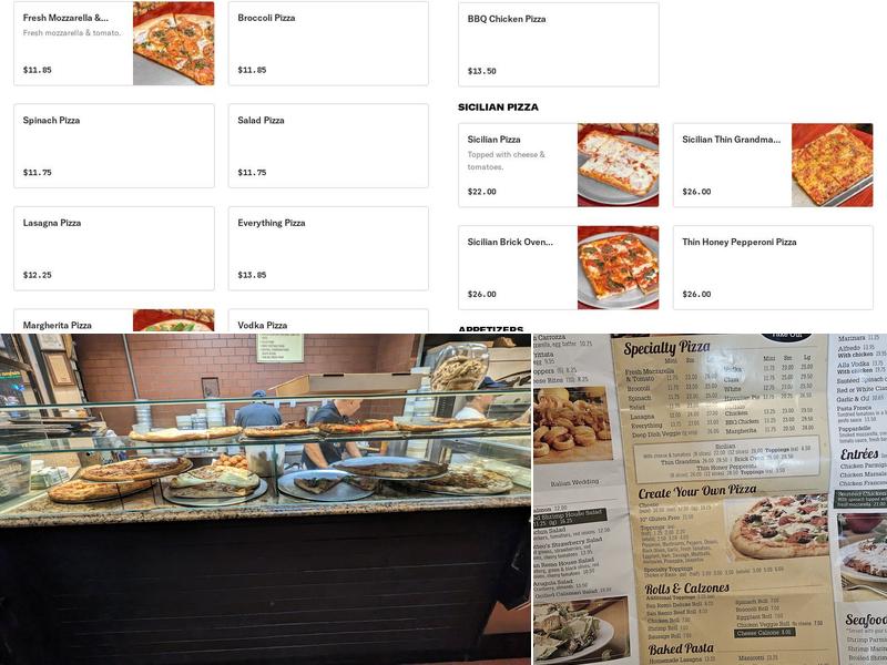 San Remo Pizzeria & Restaurant Menu