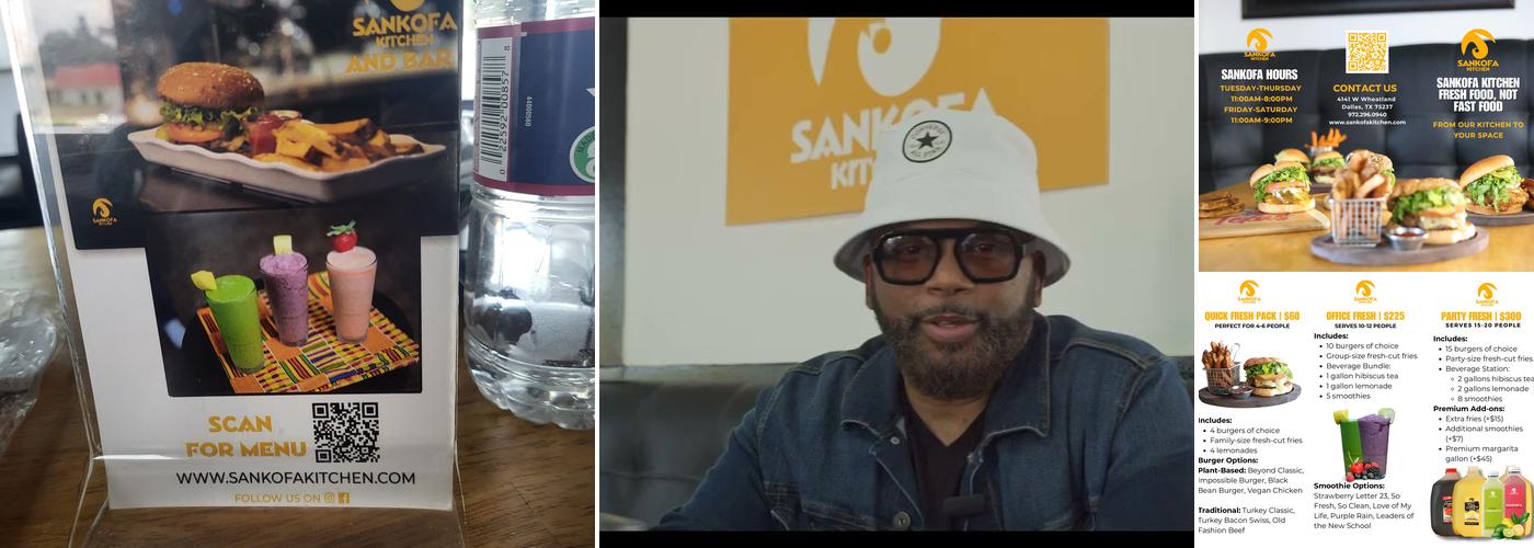 Sankofa Kitchen & Bar Menu