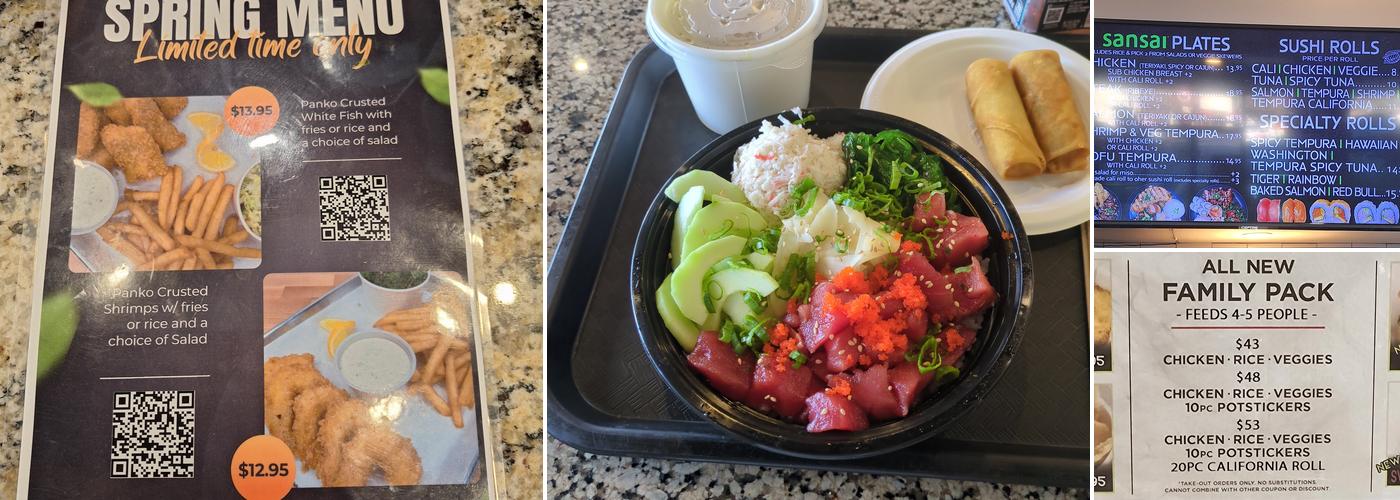 Sansai Grill Burbank Menu