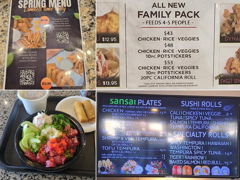 Sansai Grill Burbank Menu