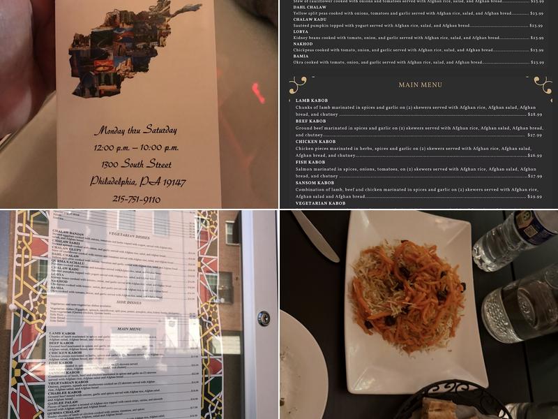 Sansom Kabob House Menu