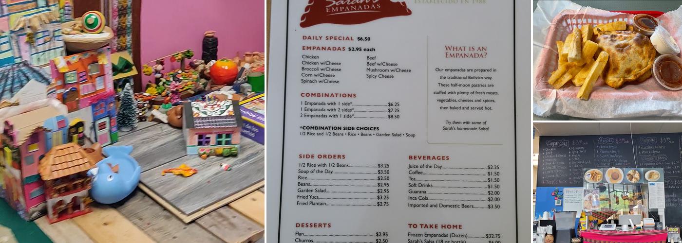 Sarah's Empanadas Menu