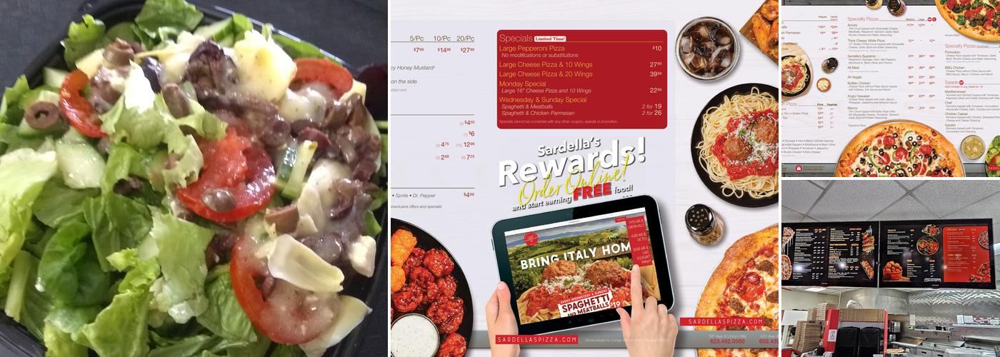 Rihana's Pizza & Wings (previously Sardella's) Menu