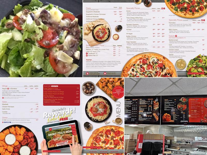 Rihana's Pizza & Wings (previously Sardella's) Menu