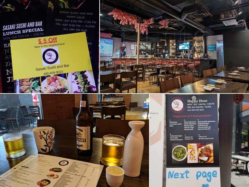Sasaki Sushi & Bar Menu