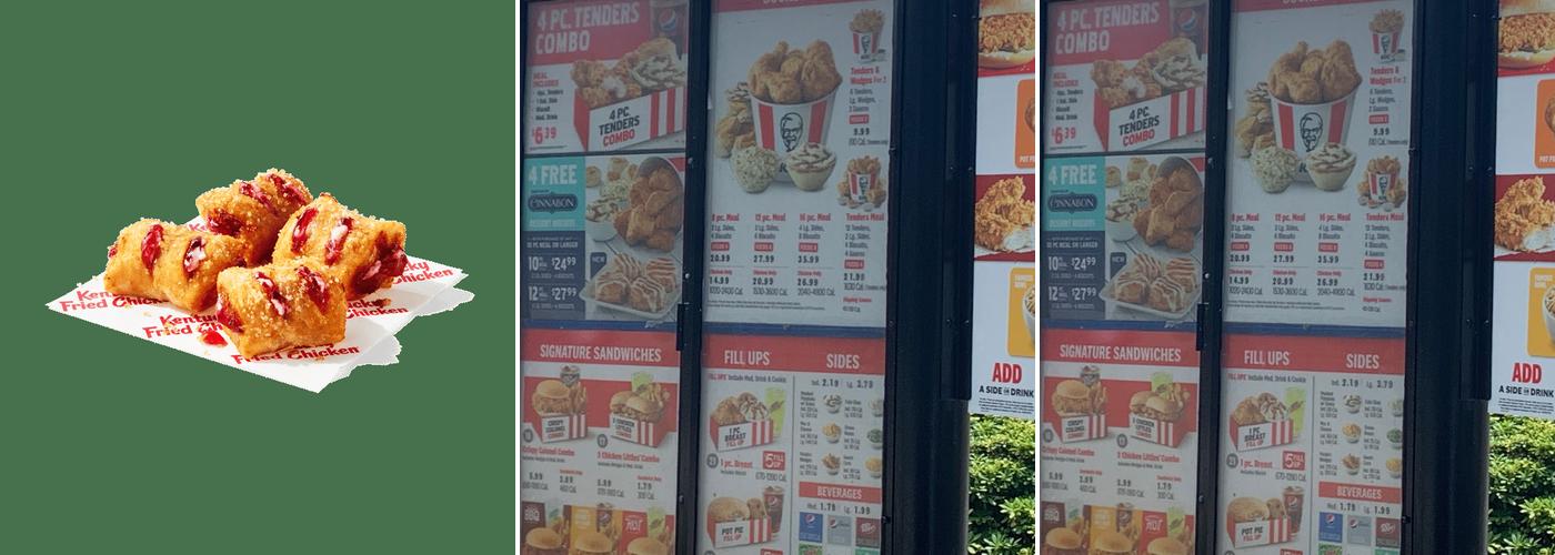 KFC Menu
