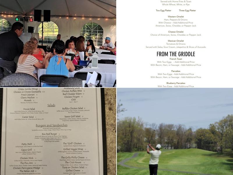 Saxon Woods Grill Menu