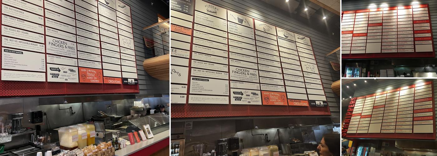Schnipper’s Menu